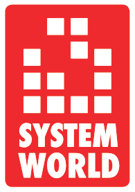 system world logo